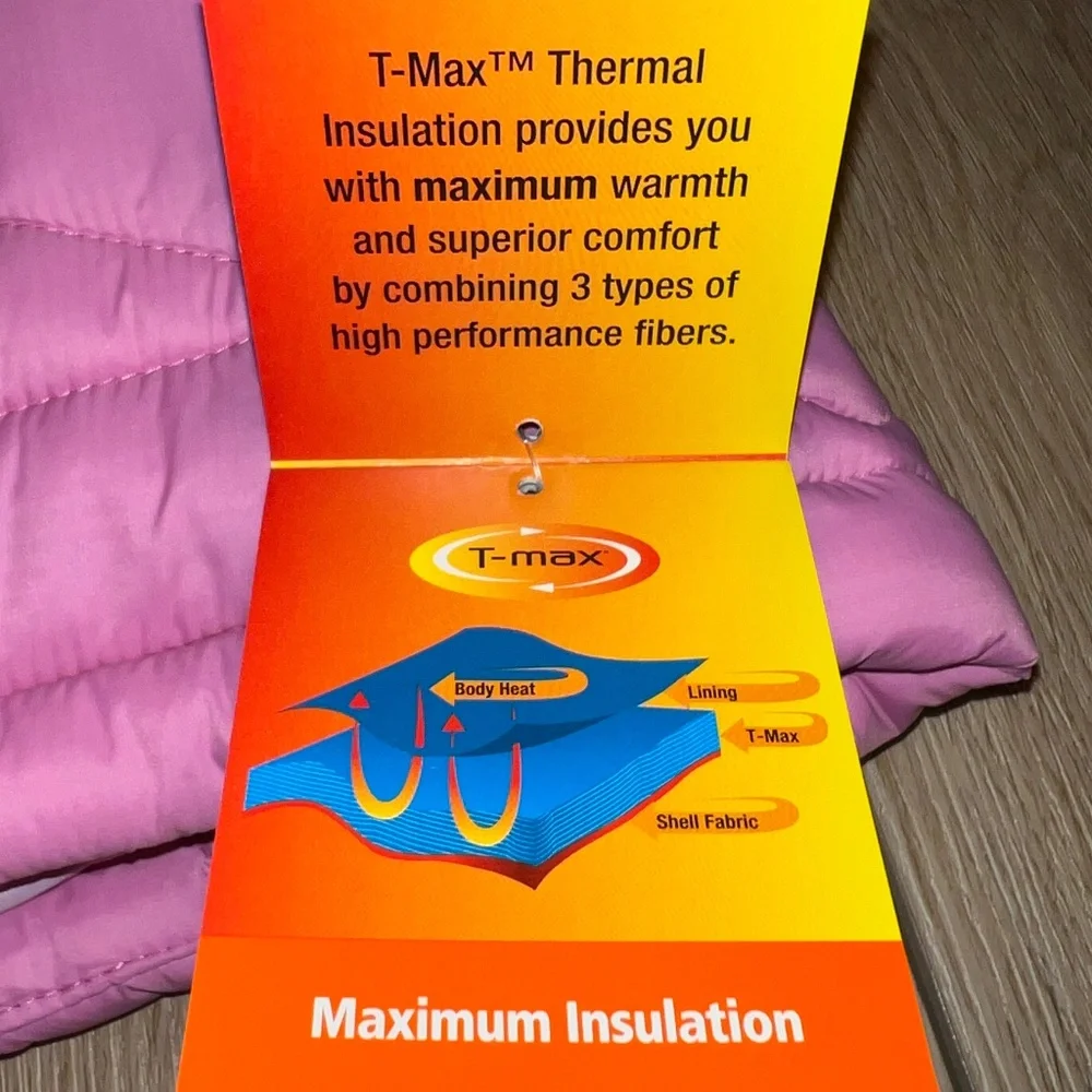 NWT Pink Women's WindRiver T-Max Thermal Insulation Vest - Picture 7 of 10
